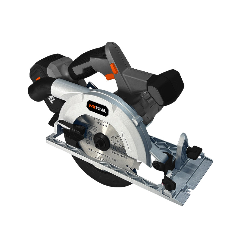20V Cordless Circular Saw 165mm Woodworking Cutting Tool with 4000RPM High Speed