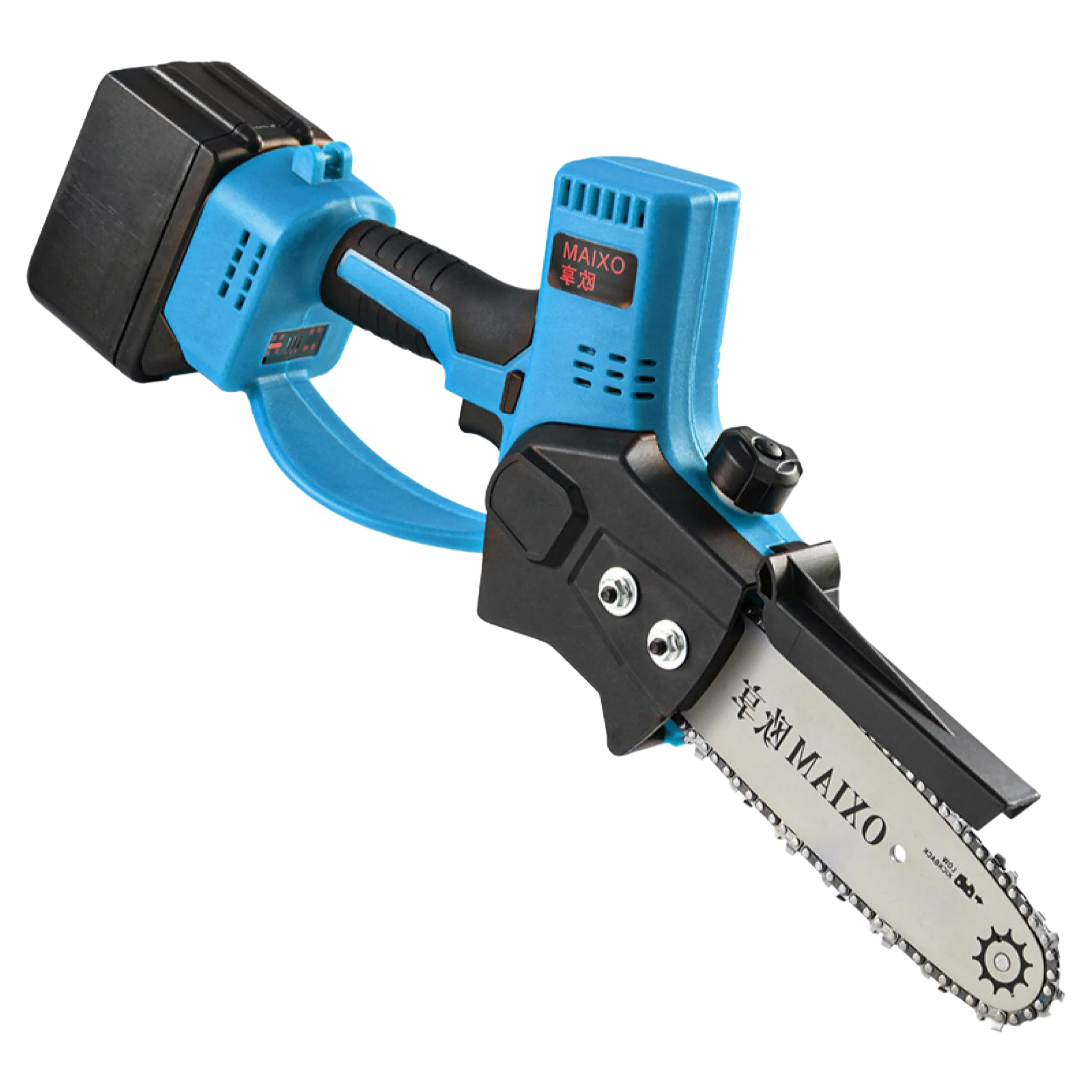 Rechargeable Electric Chainsaw - Portable Lithium Battery Powered Handheld Wood Saw for Home Use