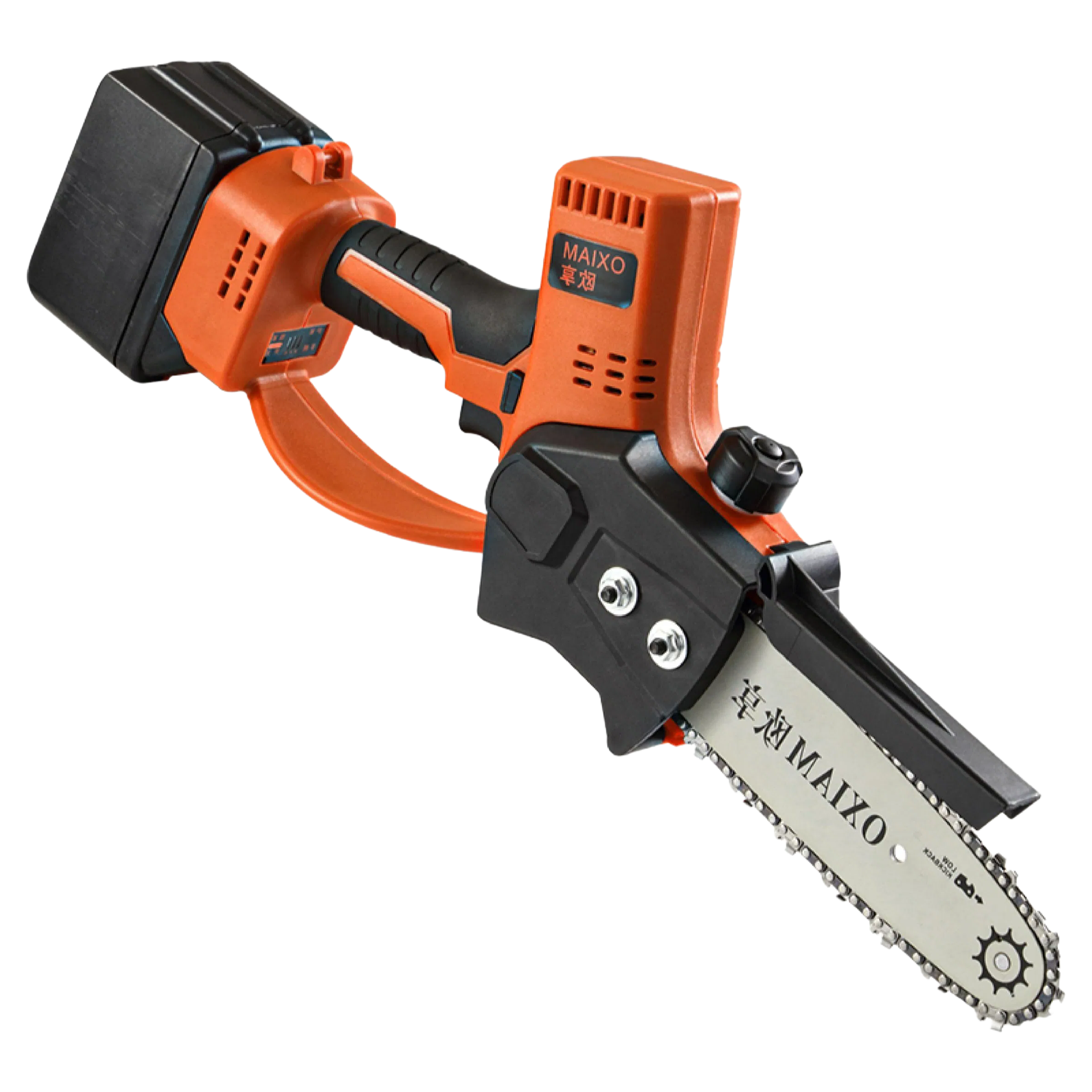 Rechargeable Electric Chainsaw - Portable Lithium Battery Powered Handheld Wood Saw for Home Use