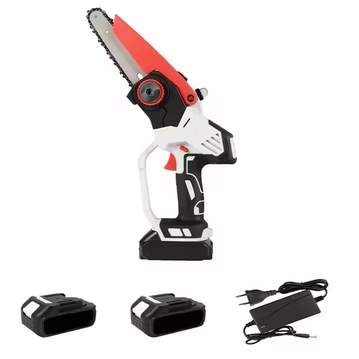 18V Cordless Electric Chainsaw - 800W Brushless Motor Lightweight Battery Chainsaw for DIY & Industrial Use