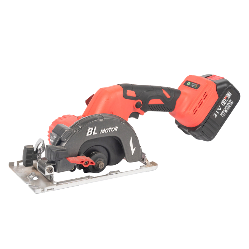 ZC3017 21V Cordless Electric Circular Saw - 125mm Blade Diameter for Wood & Metal Cutting