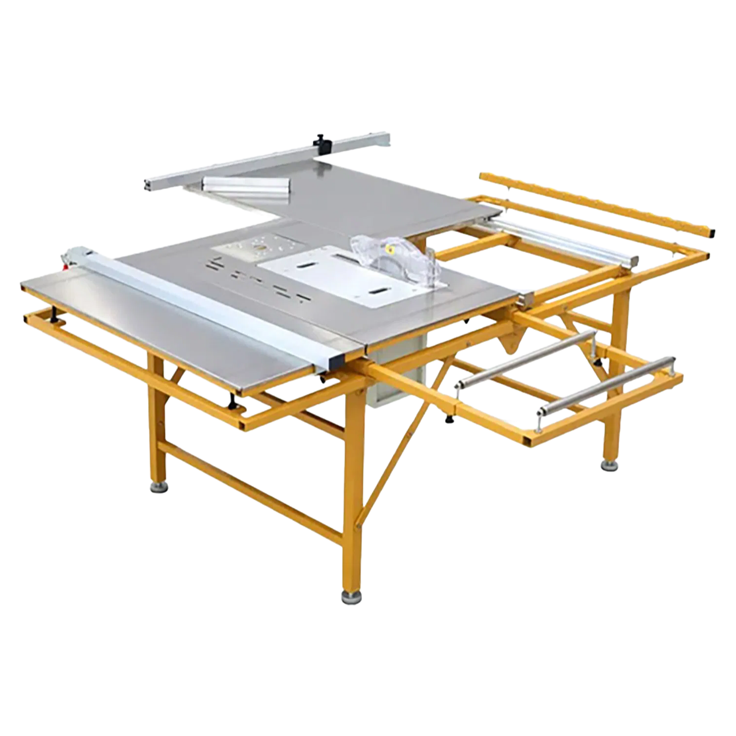 CE Certified Hydraulic Semi-Automatic Wood Panel Saw Cutting Machine WJ100 Model