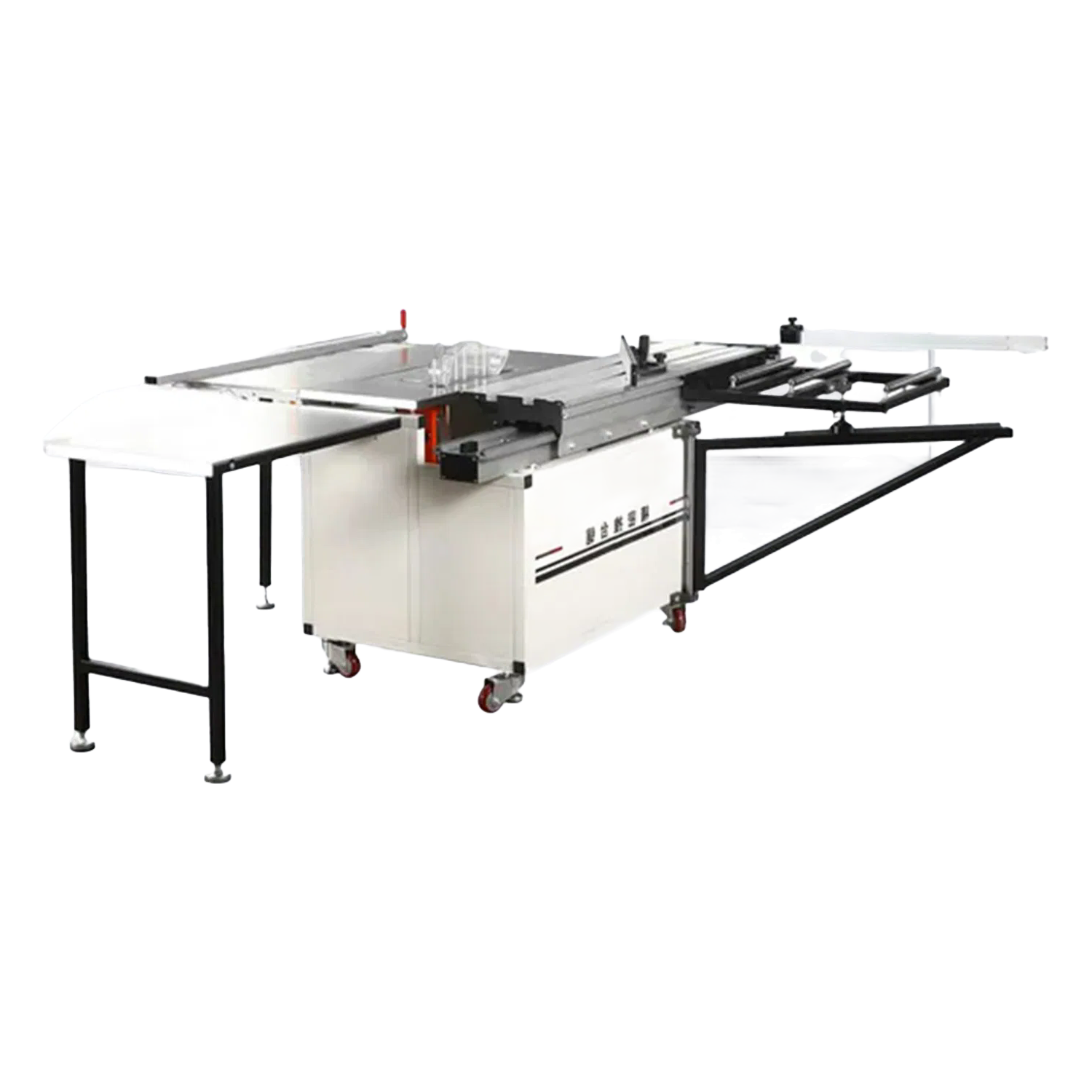 CE Certified Hydraulic Semi-Automatic Wood Panel Saw Cutting Machine WJ100 Model