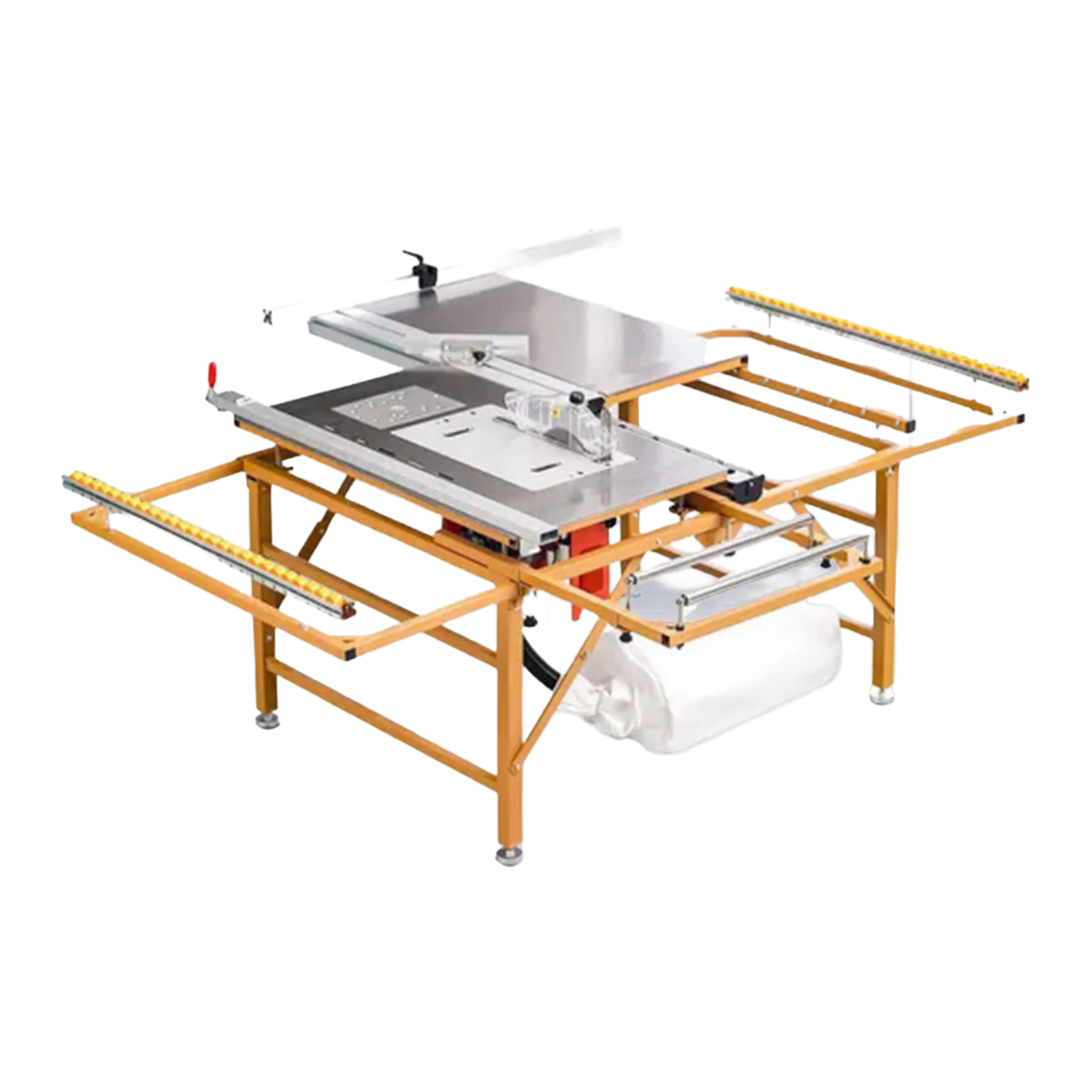 CE Certified Hydraulic Semi-Automatic Wood Panel Saw Cutting Machine WJ100 Model