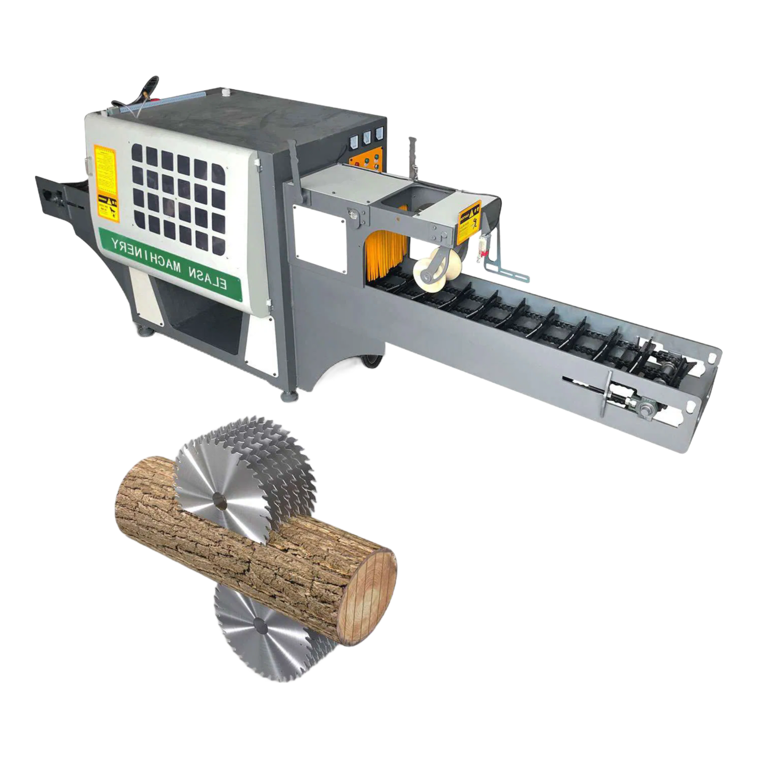 High Precision Automatic Multi Rip Saw Machine for Wood Log Processing ELA Series
