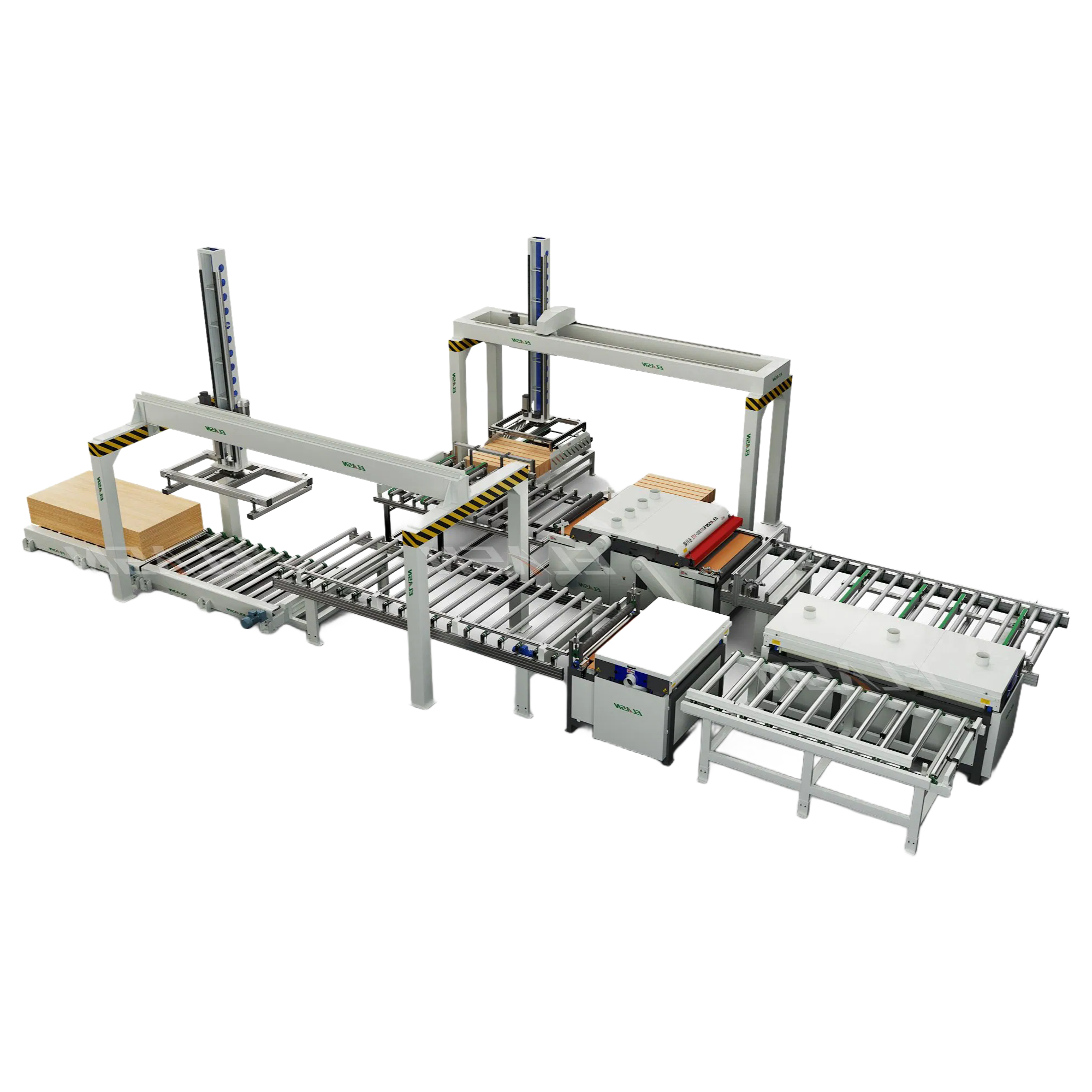 Customizable Track-Type Wood Multi Rip Saw with 2600r/min Spindle Speed for Industrial Use