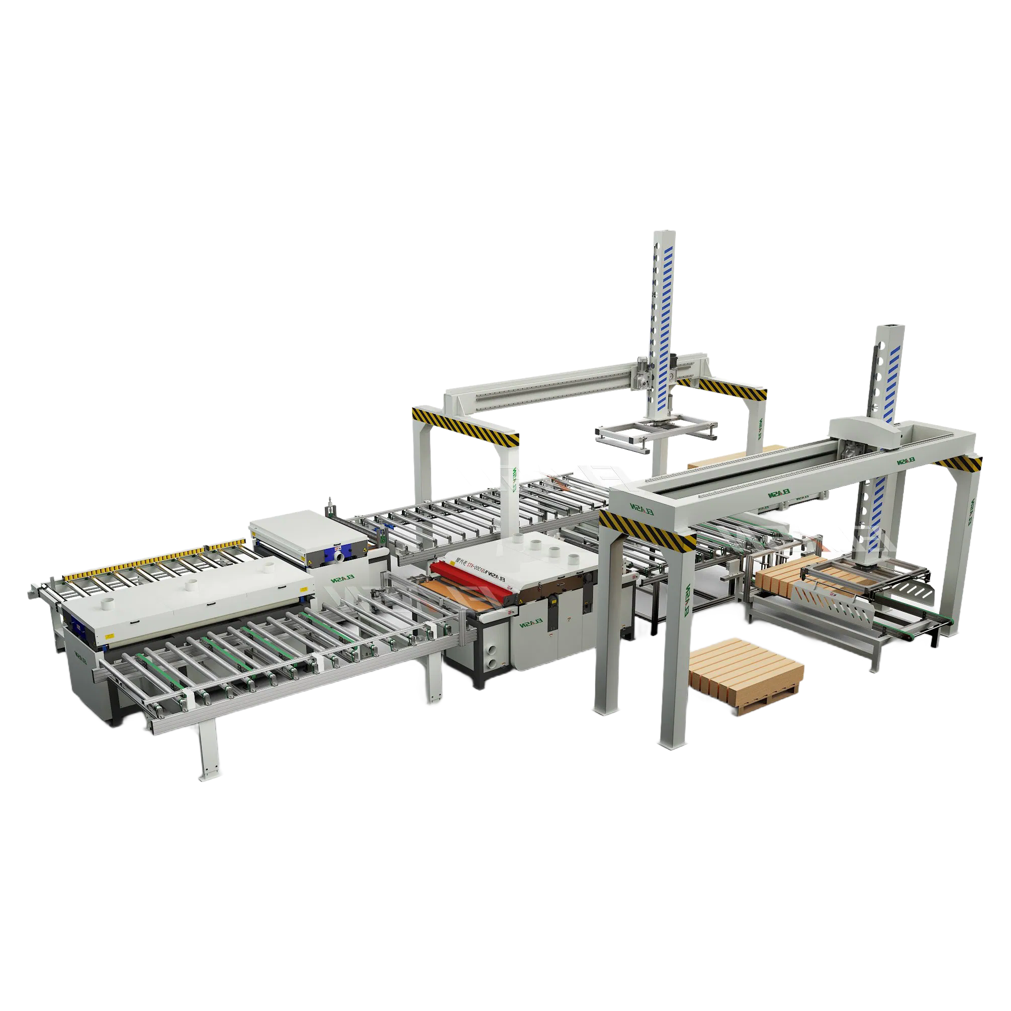Customizable Track-Type Wood Multi Rip Saw with 2600r/min Spindle Speed for Industrial Use