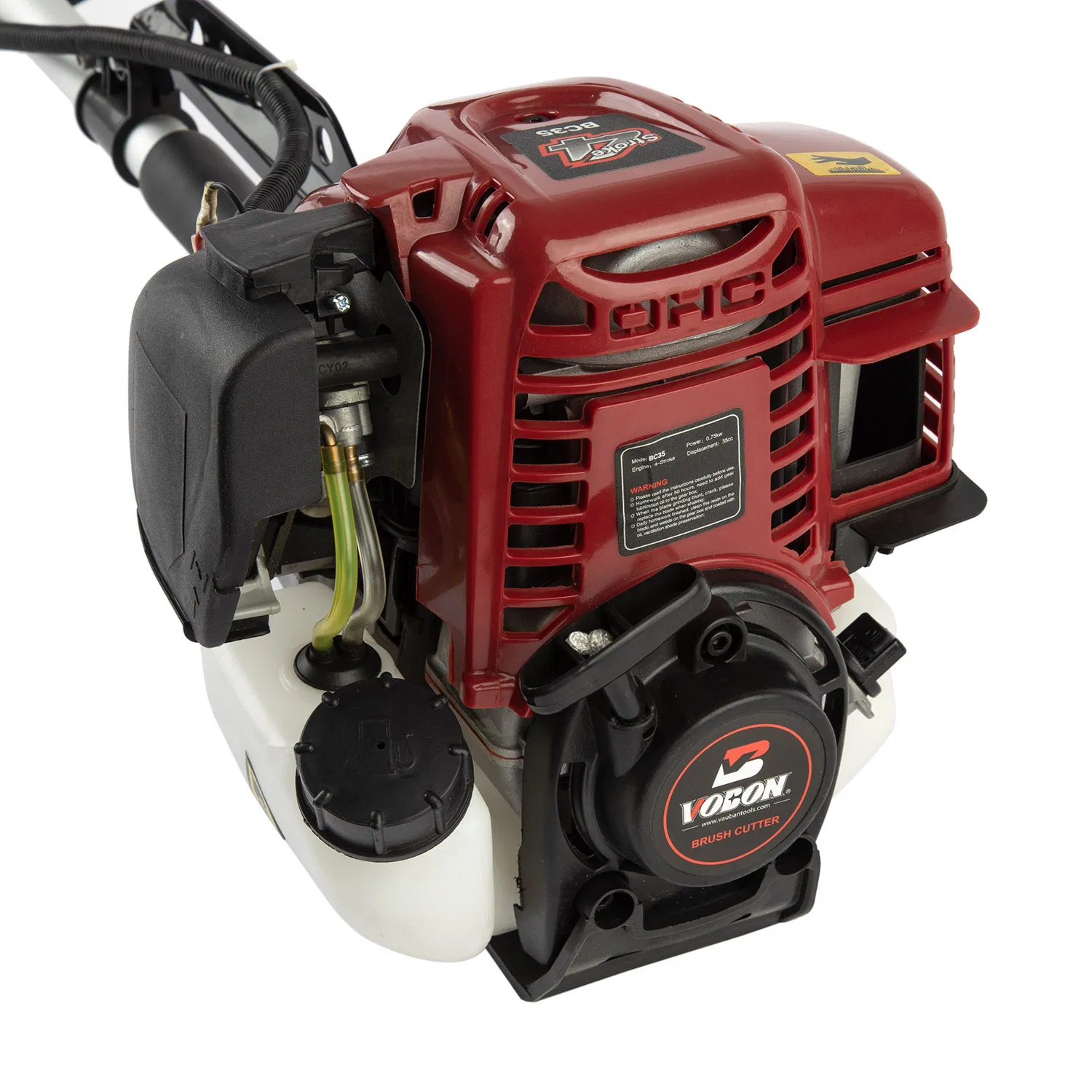 Vobon GX35 Gasoline Brush Cutter - 35.8cc 4-Stroke Lawn Mower with 420mm Cutting Length