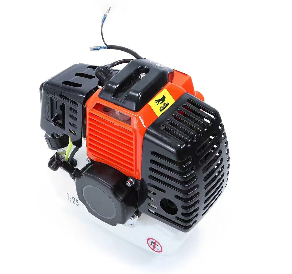 52CC 2-Stroke Gasoline Brush Cutter with Metal Blades | Heavy Duty Grass Trimmer for Lawn & Shrub
