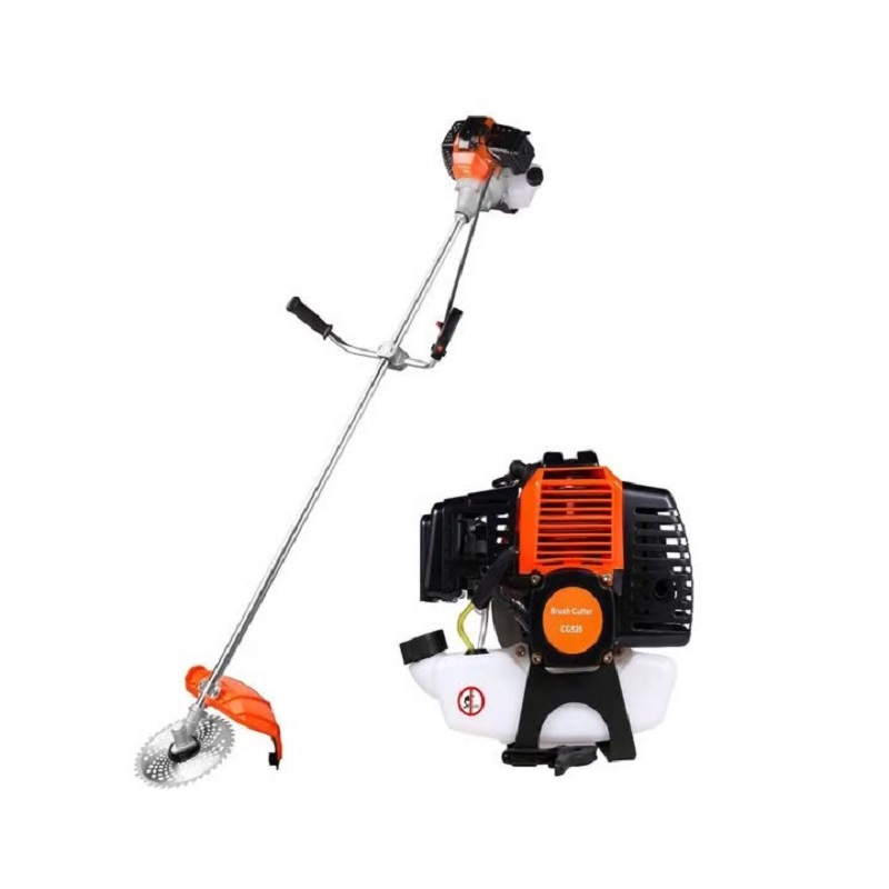 52cc 2-Stroke Gasoline Brush Cutter - Heavy Duty Grass Trimmer for Lawn & Shrub Maintenance