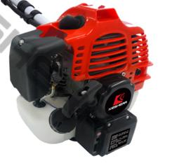 43cc 4-Stroke Gasoline Brush Cutter with Auto Electrical Starter - Professional Grass Trimmer for Lawn & Shrub Maintenance