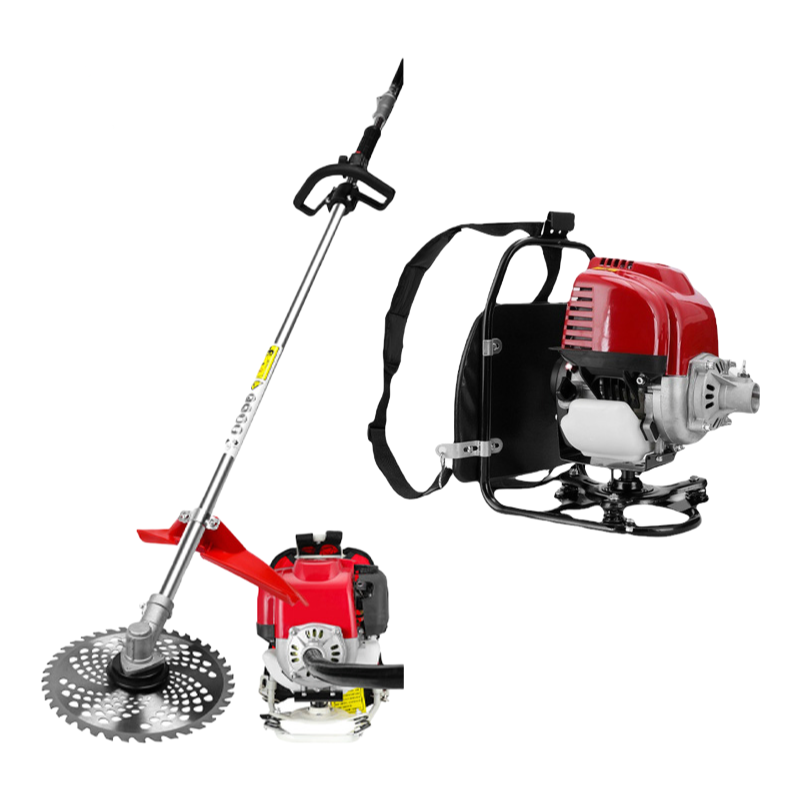 4-Stroke Backpack Gasoline Grass Mower Brush Cutter - Professional 35.8CC Agricultural Tool