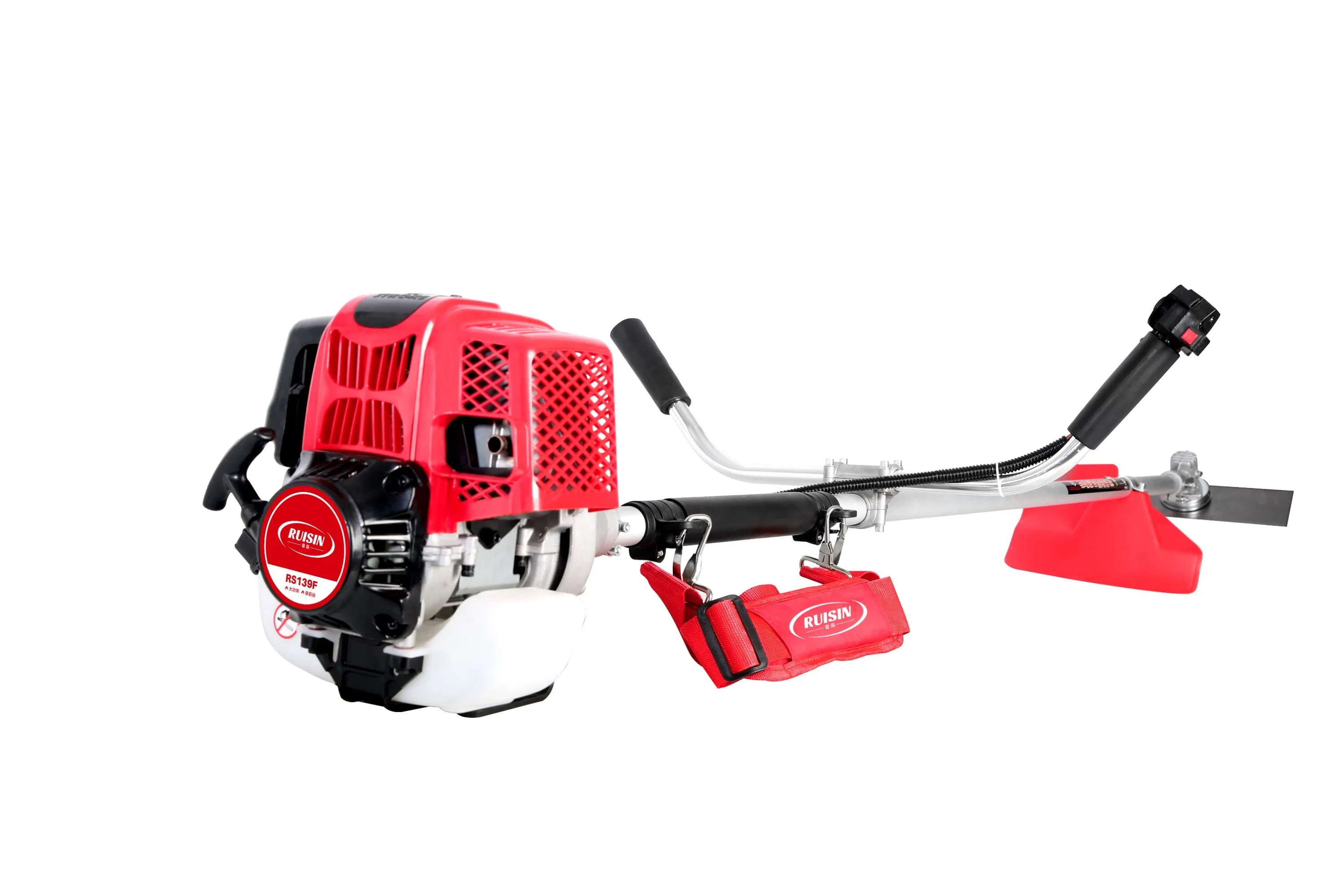 Professional 4-Stroke Gasoline Brush Cutter with Heavy-Duty Steel Blade for Landscaping