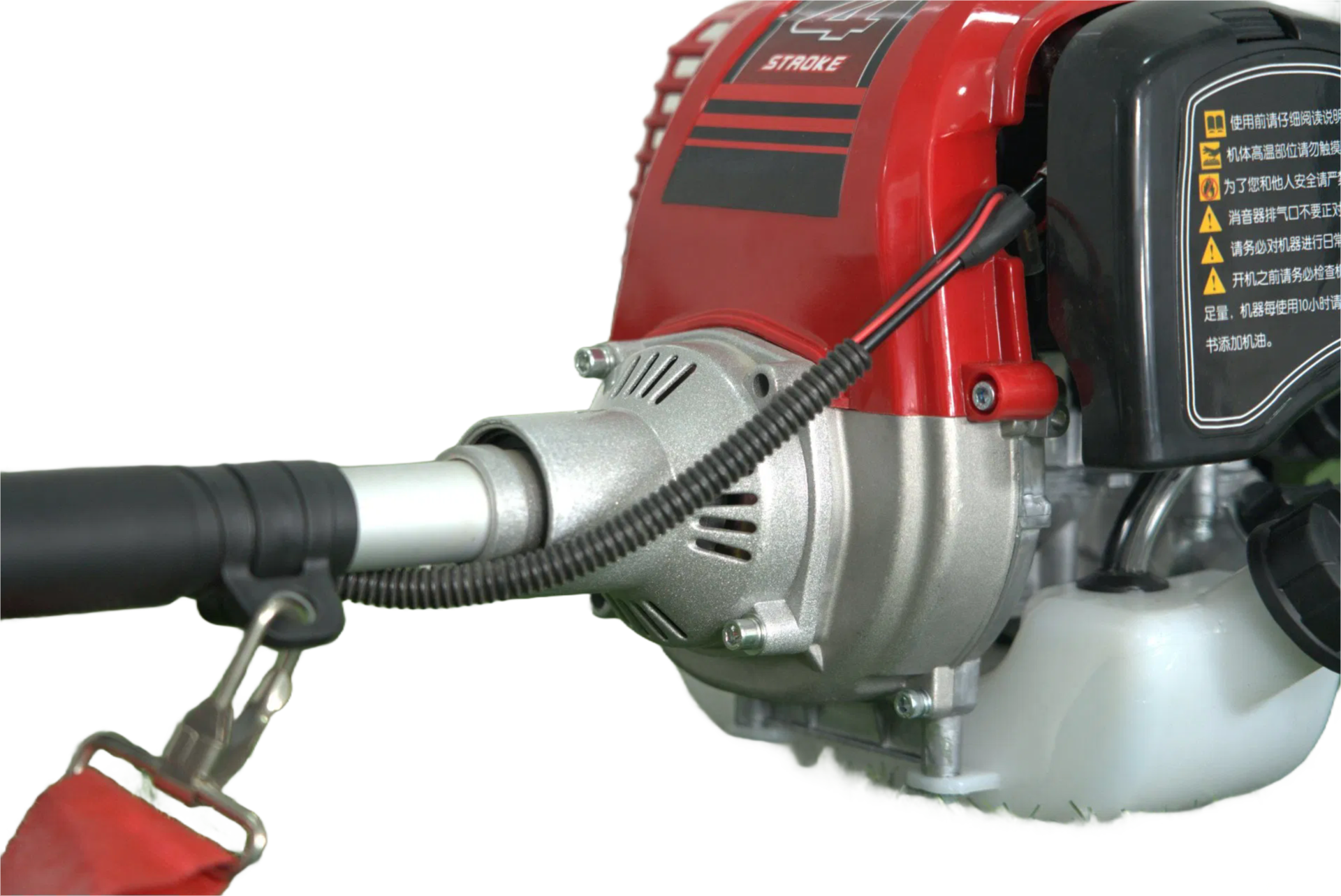 Professional 4-Stroke Gasoline Brush Cutter with Heavy-Duty Steel Blade for Landscaping