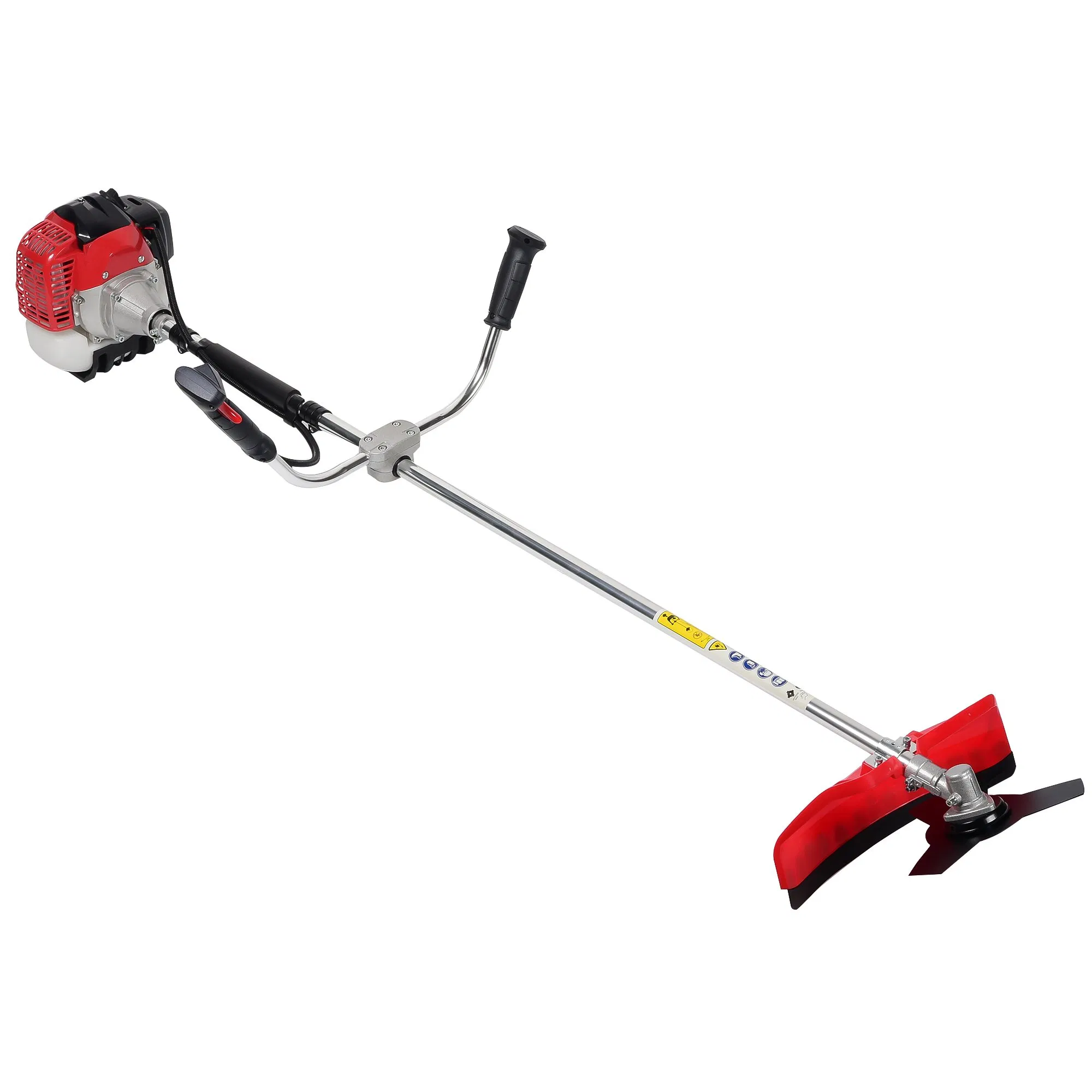 41.5CC Gasoline Brush Cutter - High Power Grass Trimmer with Easy Start System for Lawn & Shrub Maintenance