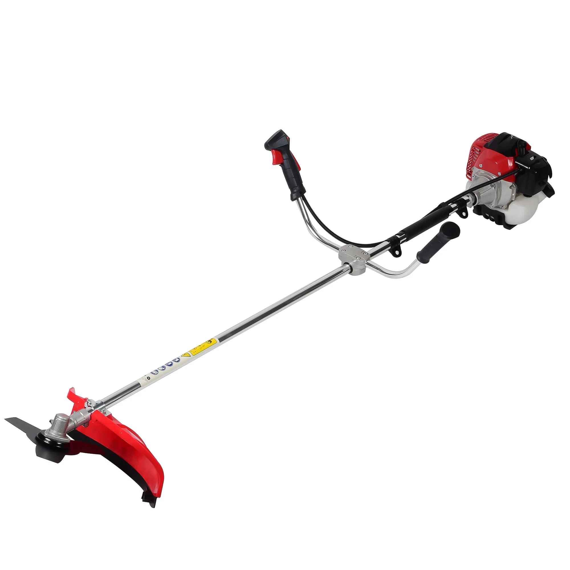 41.5CC Gasoline Brush Cutter - High Power Grass Trimmer with Easy Start System for Lawn & Shrub Maintenance