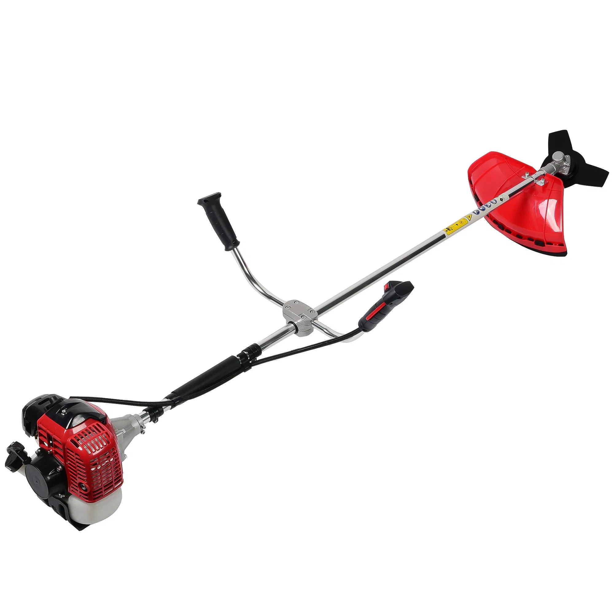 41.5CC Gasoline Brush Cutter - High Power Grass Trimmer with Easy Start System for Lawn & Shrub Maintenance