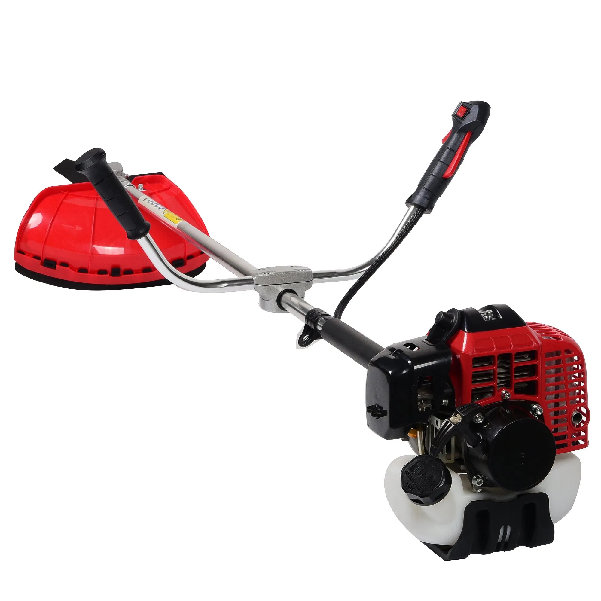 41.5CC Gasoline Brush Cutter - High Power Grass Trimmer with Easy Start System for Lawn & Shrub Maintenance