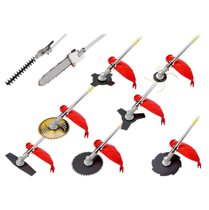 Original Thailand GX35 4-Stroke Multi-Function Brush Cutter with Pole Chain Saw & Hedger Attachment