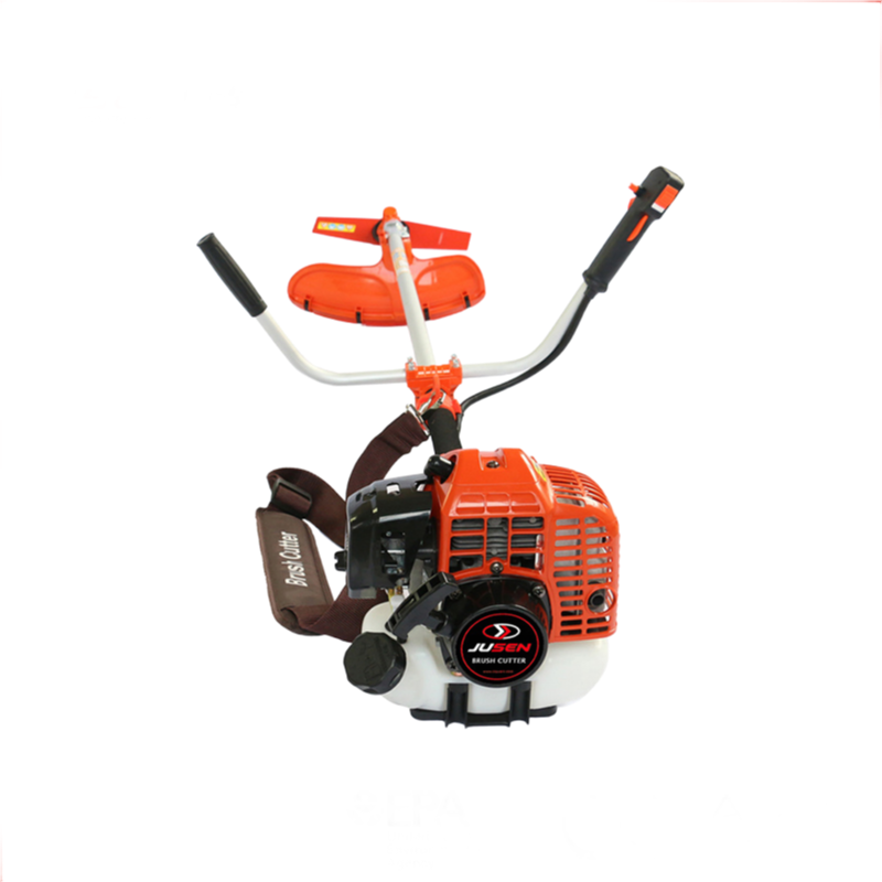 43cc Swing Blade Brush Cutter - Gasoline Powered Hand-Held Grass Trimmer with Metal Blade