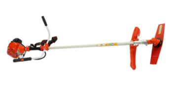 43cc Swing Blade Brush Cutter - Gasoline Powered Hand-Held Grass Trimmer with Metal Blade