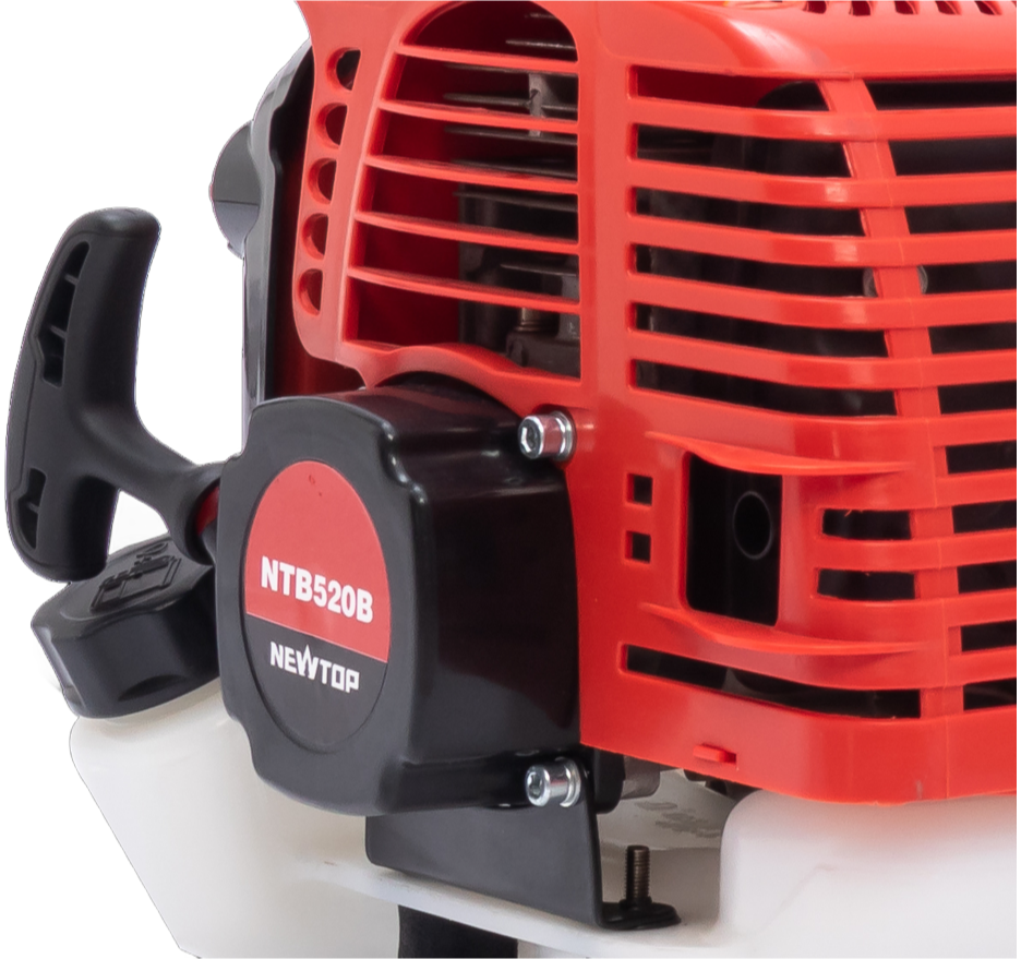 Newtop NTB520B 52cc Petrol Brush Cutter - Professional Grass Trimmer with 2-Stroke Engine