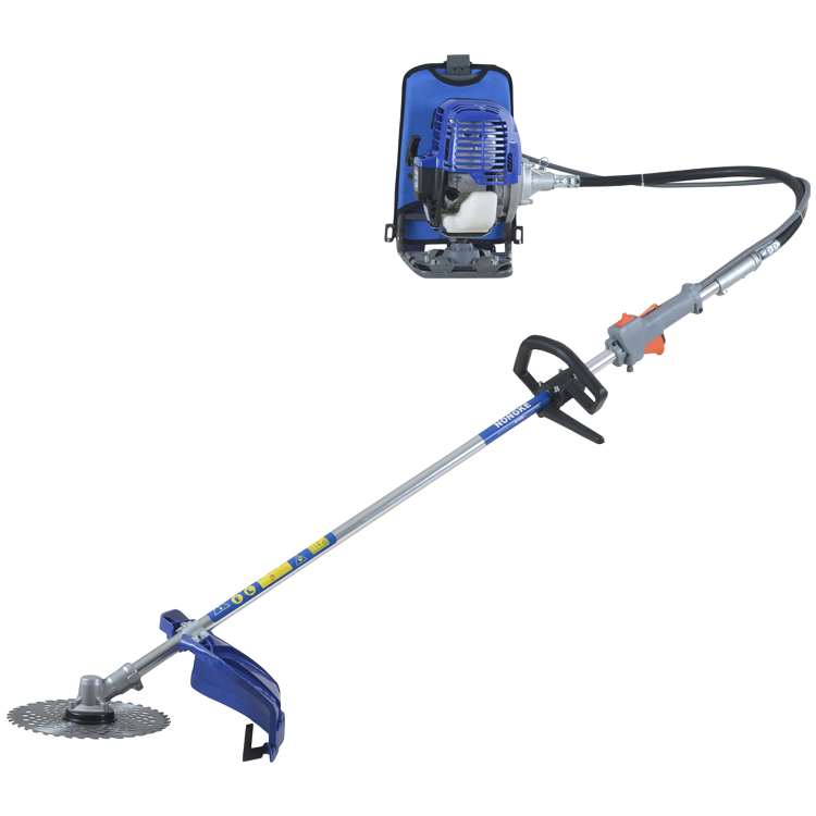 Lambotec 35.6cc 4-Stroke Shoulder Type Brush Cutter with GX35 Engine for Grass & Shrub Trimming