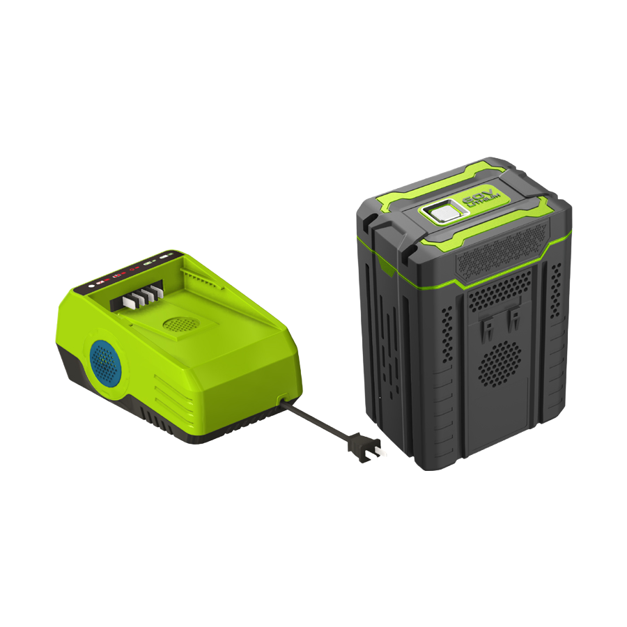60V Lithium Battery Brushless String Trimmer - 800W High Power Cordless Grass Cutter with Fast Charger