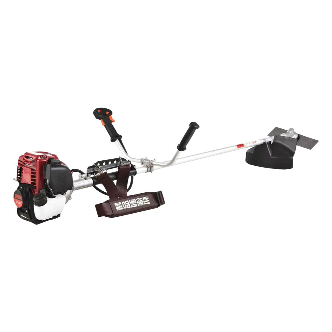 High Efficiency 2-Stroke Gas Brush Cutter with Adjustable Handle for Shrub Cutting 24.5cm Width