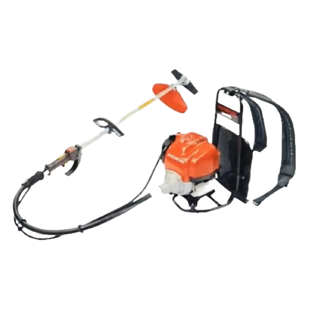 High Efficiency 2-Stroke Gas Brush Cutter with Adjustable Handle for Shrub Cutting 24.5cm Width