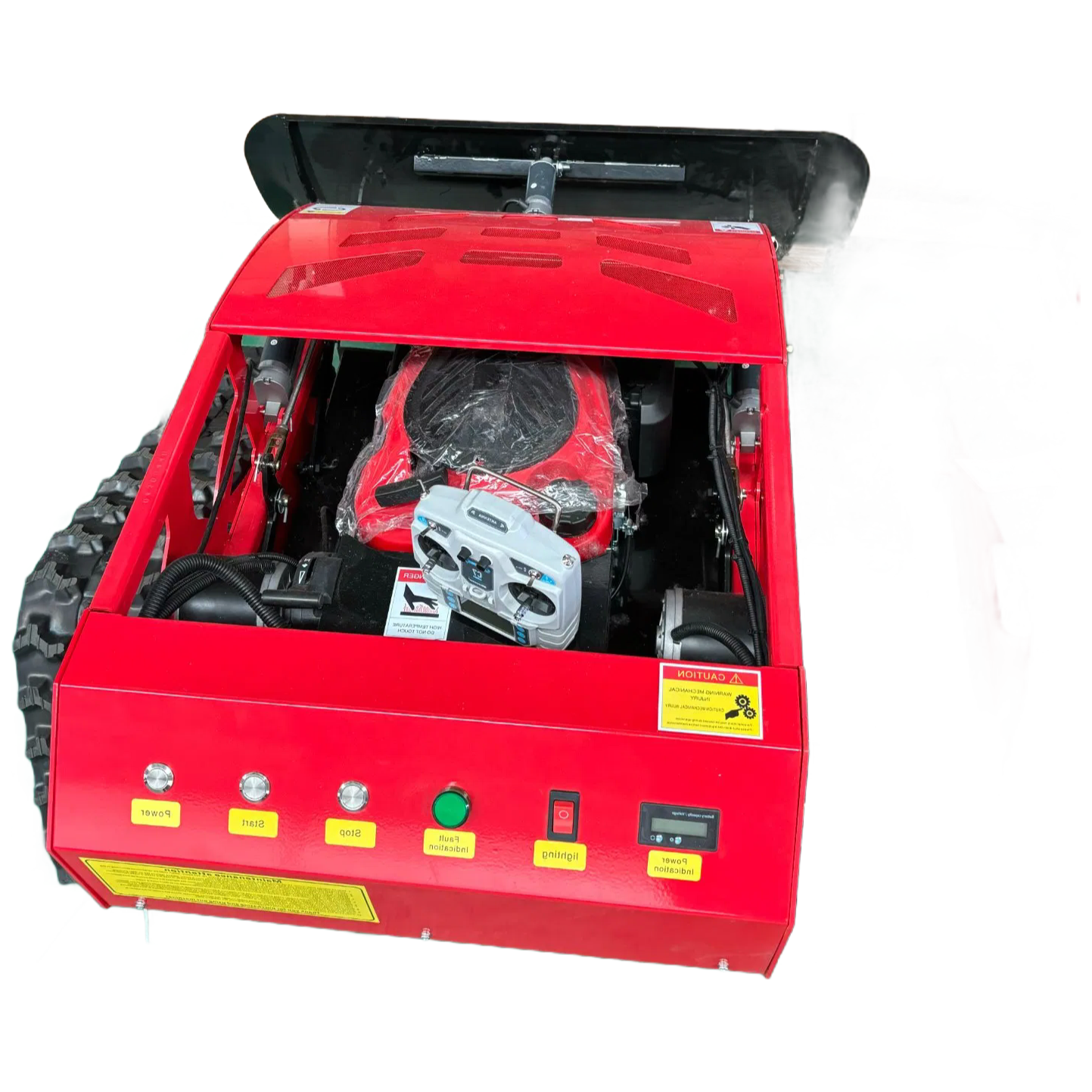 4-Stroke Petrol Powered Remote Control Mower for Soccer Fields and Rugby Grounds