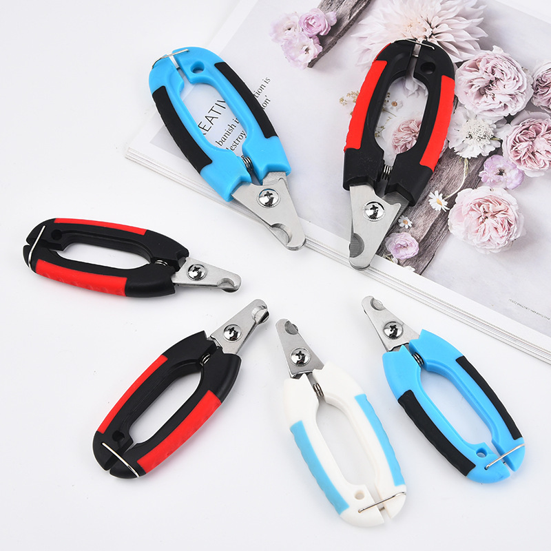 Professional Pet Nail Clipper Manufacturer with Stainless Steel Blade and Rubber Handle