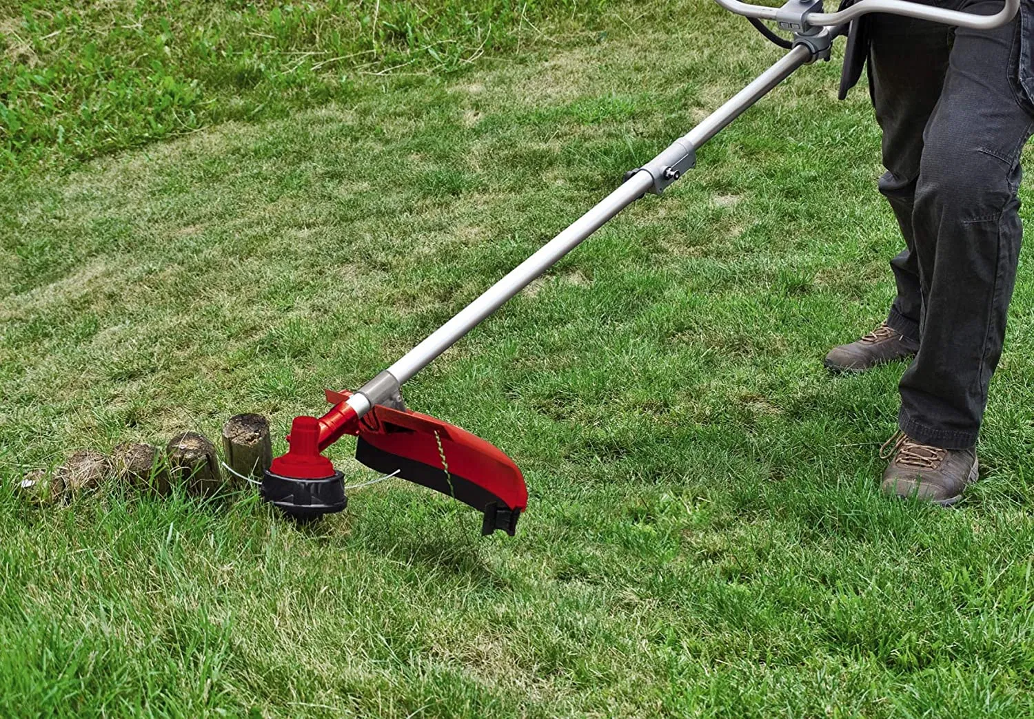 Heavy Duty Bicycle Handle Gasoline Brush Cutter with Three Tooth Blade and Auto Line Feed System