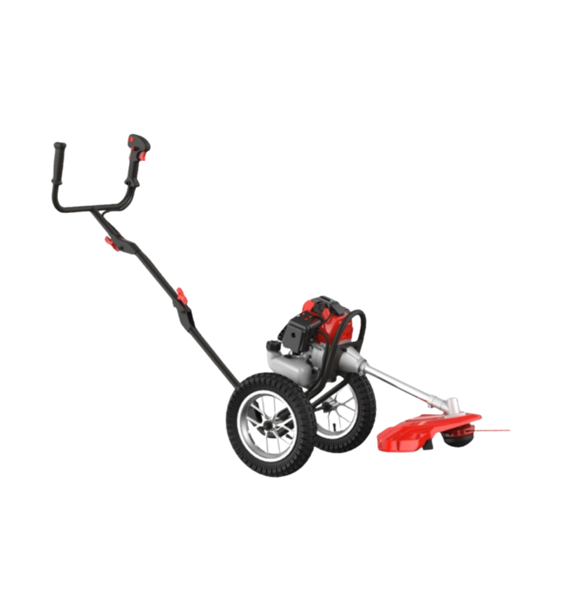 TT-WBC620 Wheeled Grass Trimmer - 62CC 2-Stroke Petrol Brush Cutter with CE/GS Certification