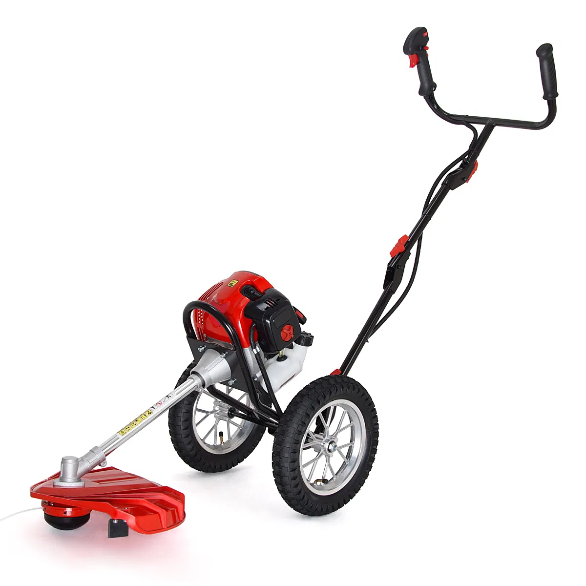 TT-WBC620 Wheeled Grass Trimmer - 62CC 2-Stroke Petrol Brush Cutter with CE/GS Certification