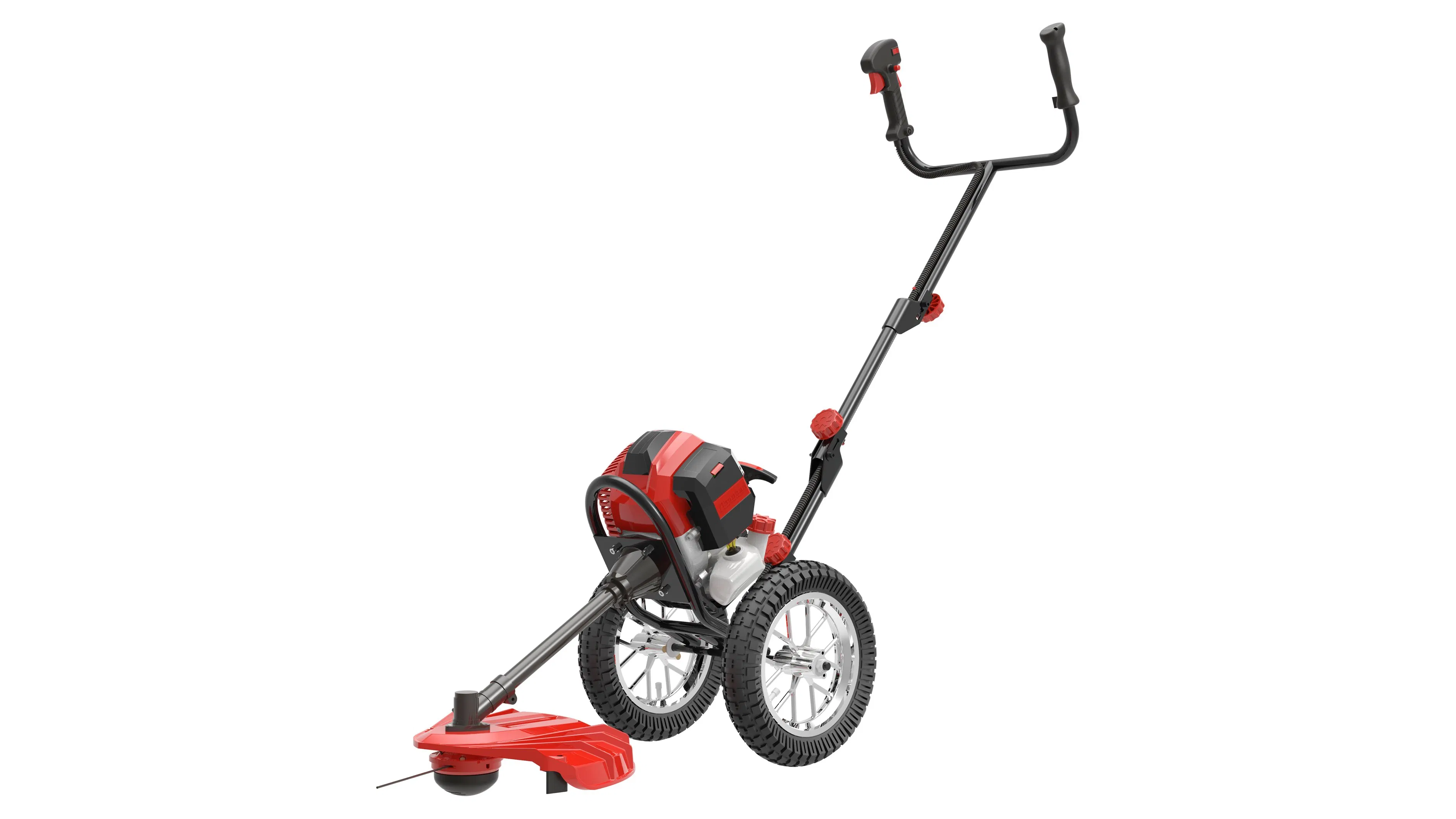 TT-WBC620 Wheeled Grass Trimmer - 62CC 2-Stroke Petrol Brush Cutter with CE/GS Certification