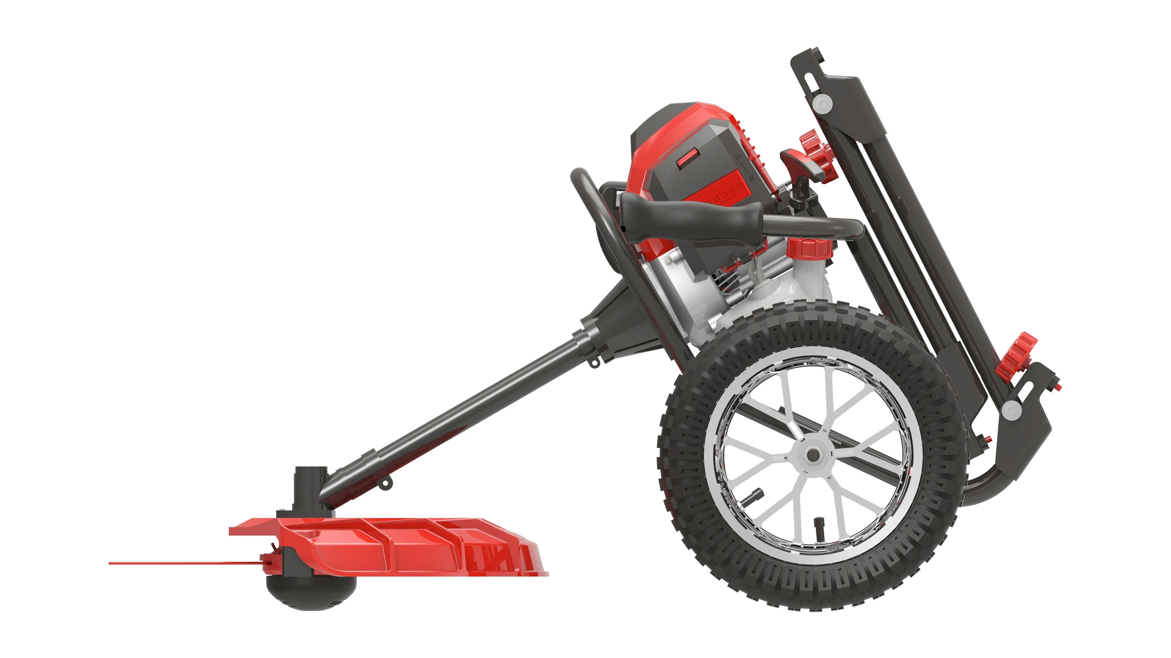 TT-WBC620 Wheeled Grass Trimmer - 62CC 2-Stroke Petrol Brush Cutter with CE/GS Certification