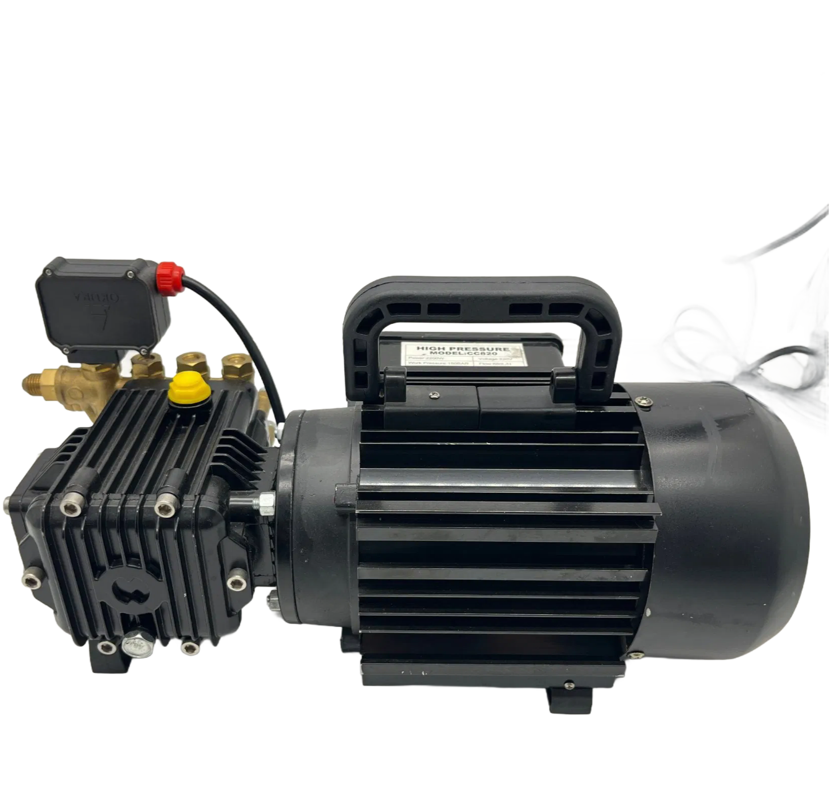 2200W High Pressure Car Wash Machine - Automatic Cleaning Power Washer for Home & Commercial Use