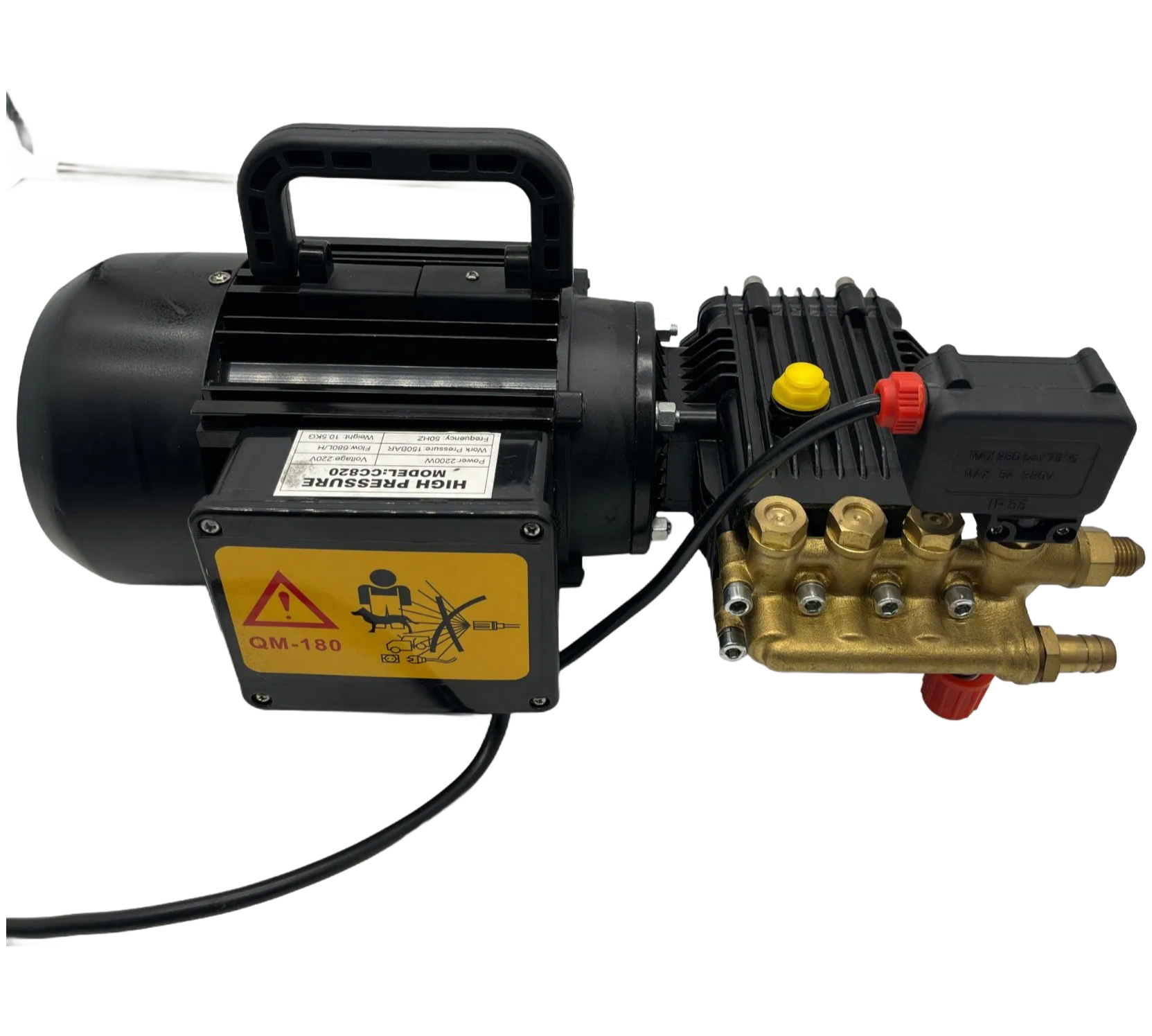 2200W High Pressure Car Wash Machine - Automatic Cleaning Power Washer for Home & Commercial Use
