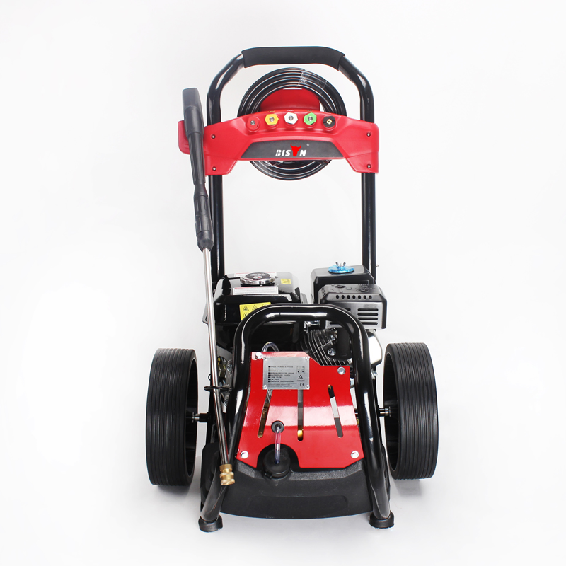 Bison 150-210 Bar Gasoline Powered High Pressure Car Wash Machine | 6.5HP Petrol Engine Cleaner