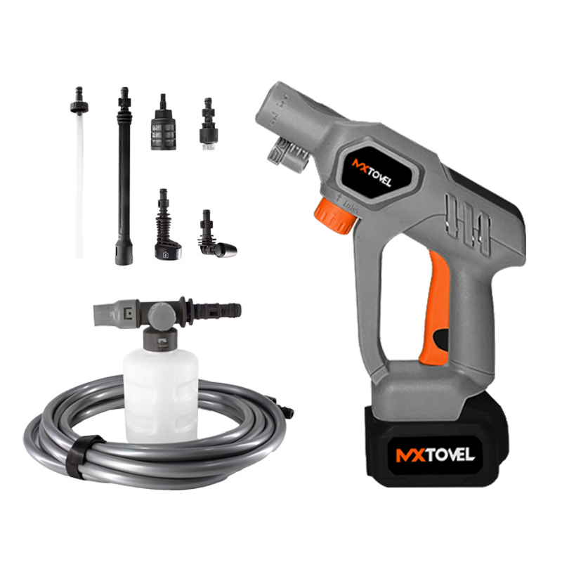 20V Brushless Cordless High Pressure Washer for Car Cleaning - 3 Speed Adjustable