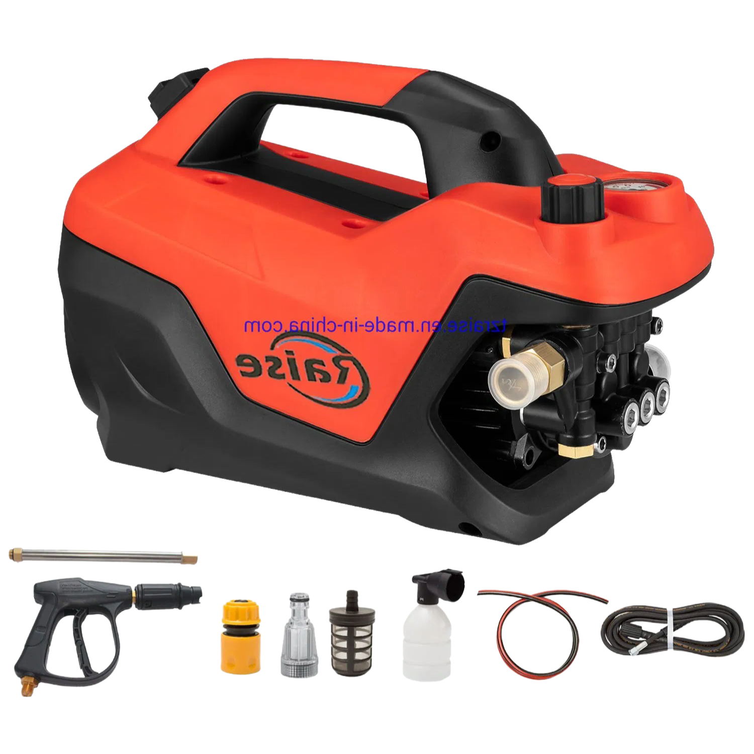 1600W High Pressure Electric Car Washer Machine - Portable Water Cleaning Tool for Home Use