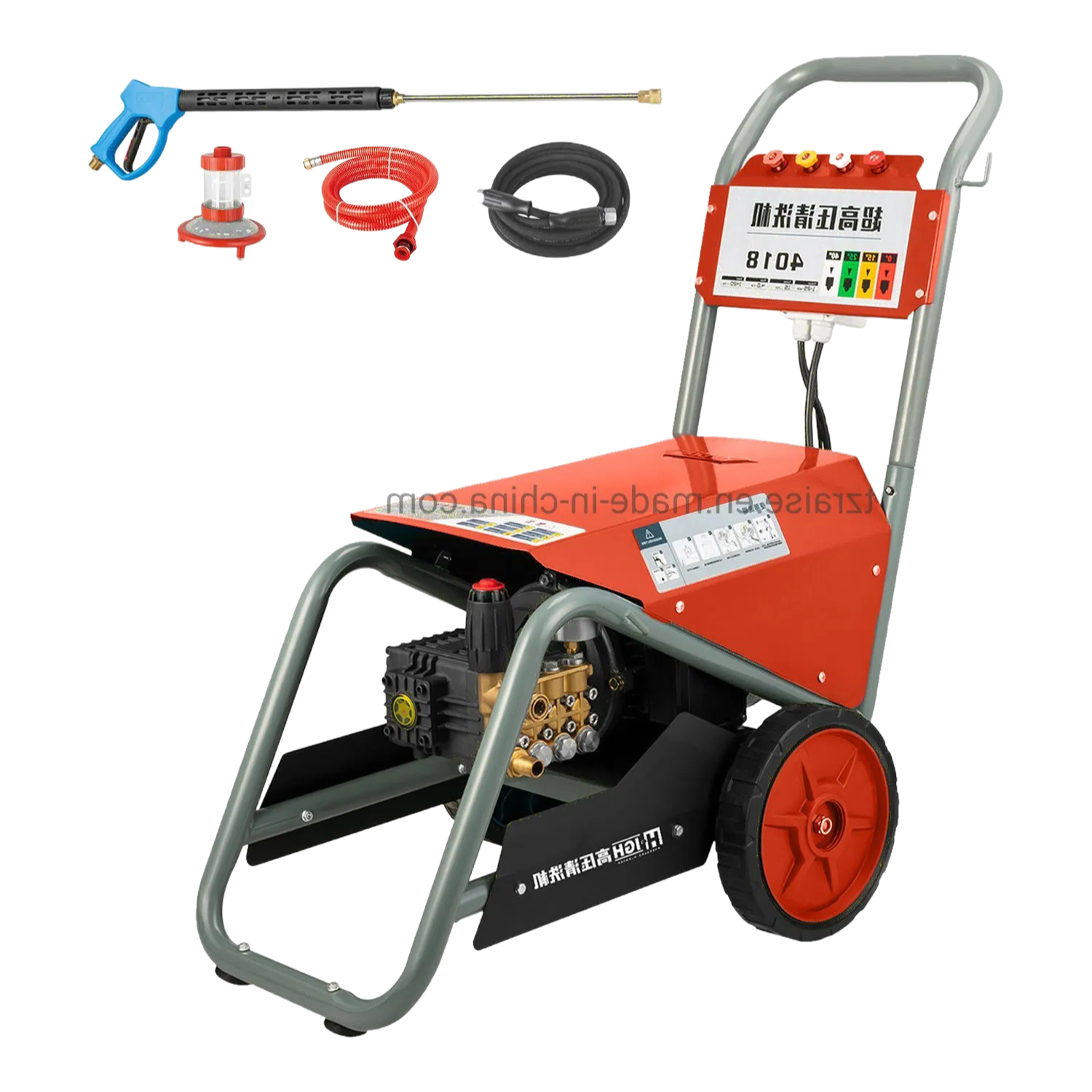 Electric Ultra High Pressure Car Washing Machine 2500W 150Bar Commercial Grade