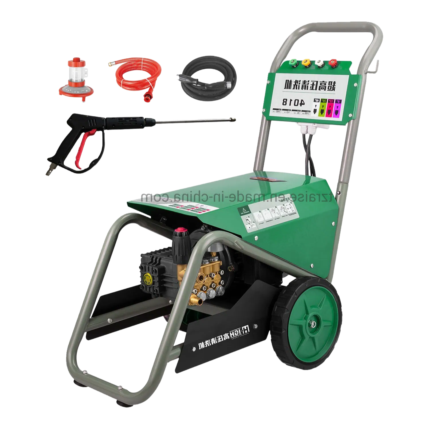 Electric Ultra High Pressure Car Washing Machine 2500W 150Bar Commercial Grade
