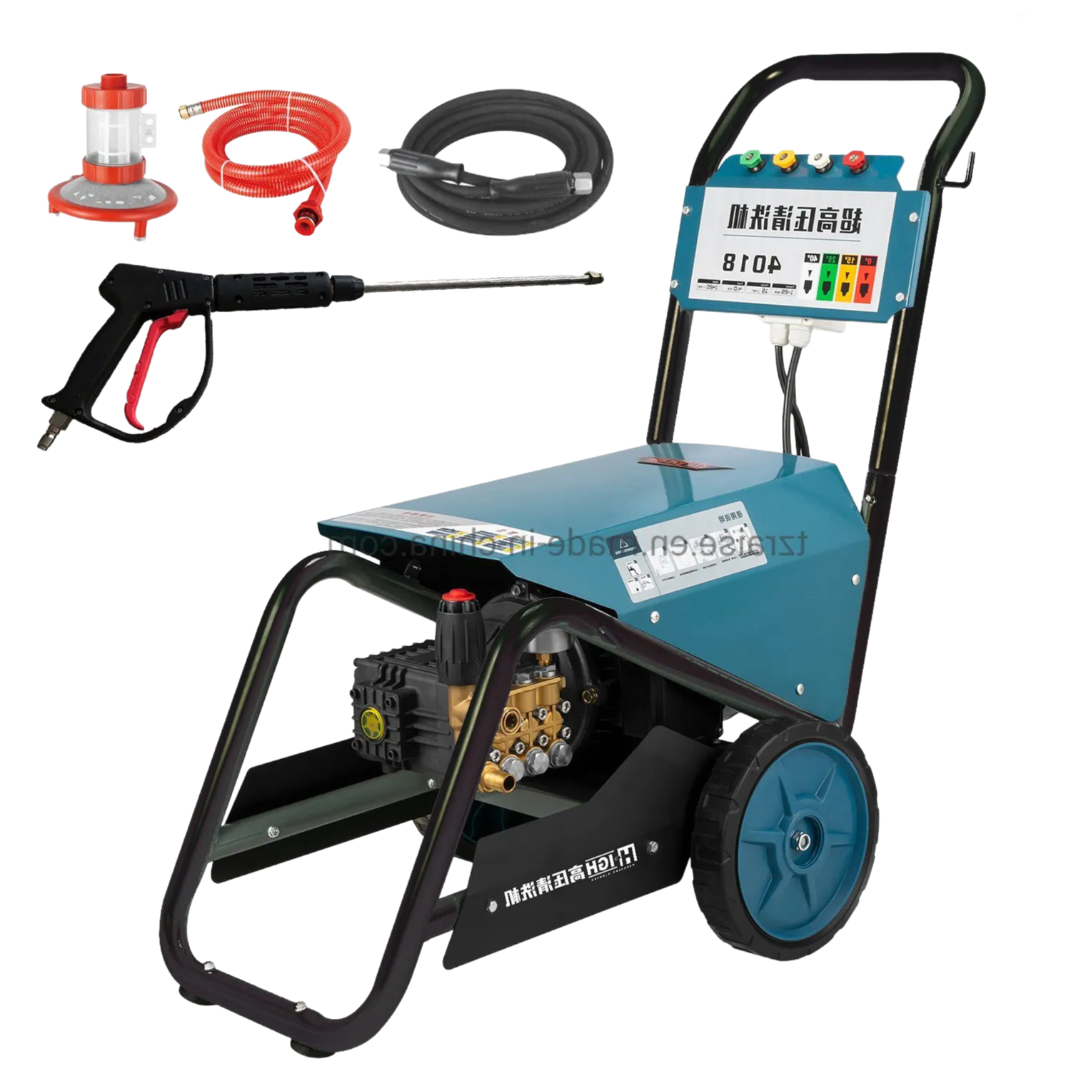 Electric Ultra High Pressure Car Washing Machine 2500W 150Bar Commercial Grade