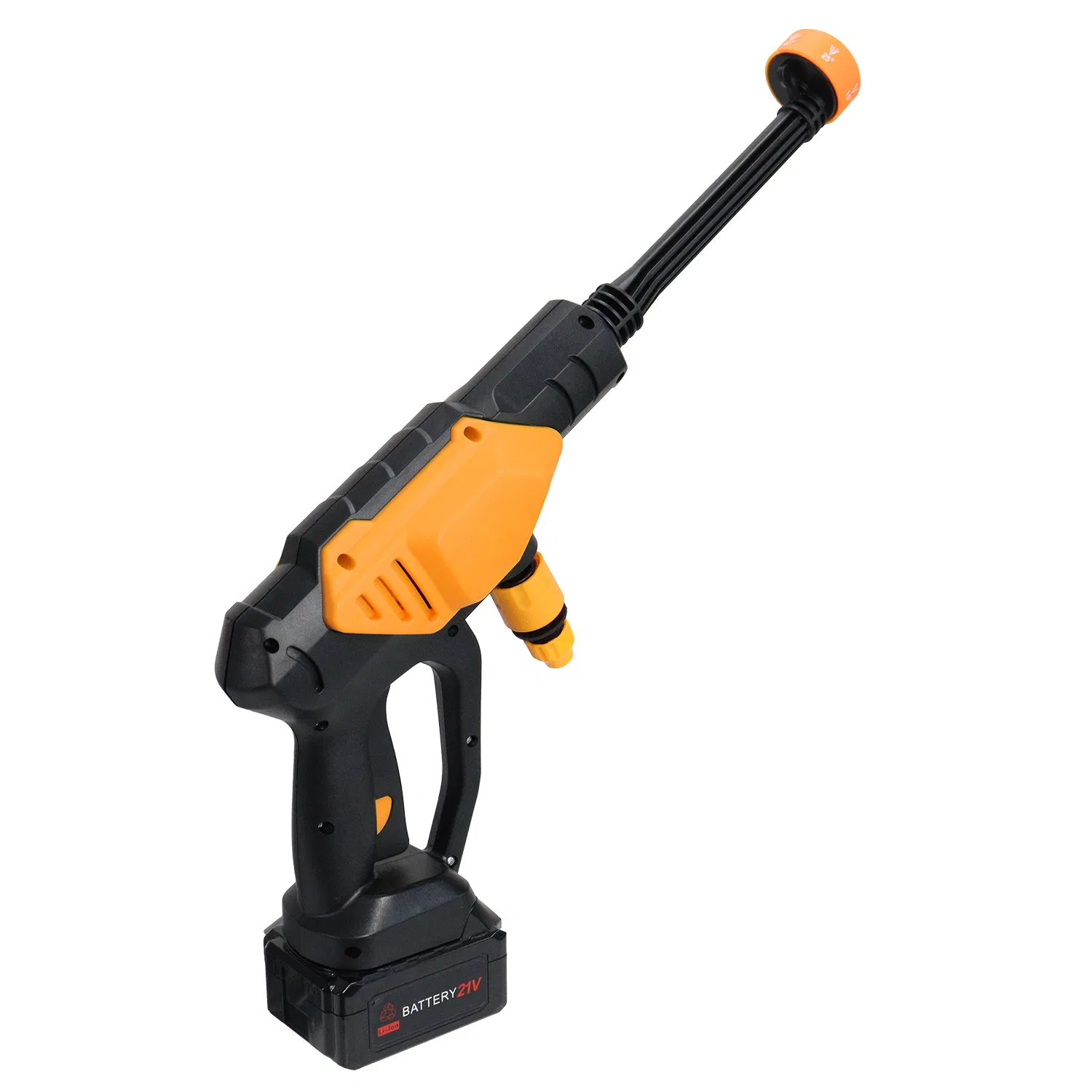 High-Pressure Car Washer Spray Gun with Rechargeable Battery - YW6014 Model