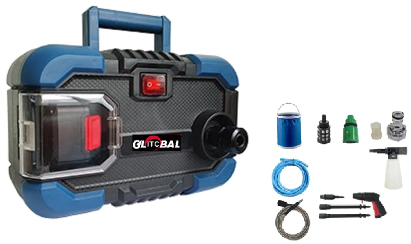 1800W High Pressure Washer with 6m Hose - Electric Power Cleaner for Car & Garden Cleaning
