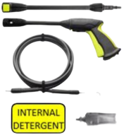 Portable 20V Battery Powered High Pressure Washer for Cars and Home Use with 25 Bar Pressure