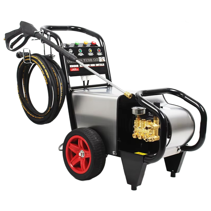 Factory Direct 3800W Electric Water Jet Cleaner with Aluminum/Copper Pump for Industrial Washing