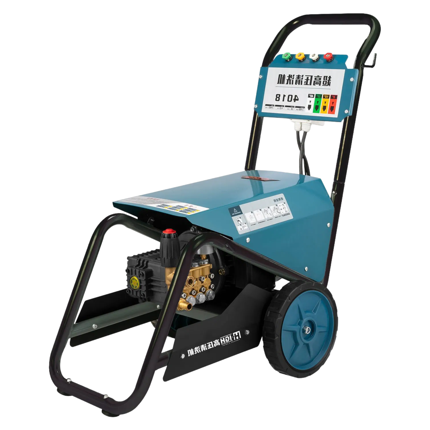 CE SGS Certified Movable Electric Pressure Washer with Fan-Shaped Nozzle 150Bar